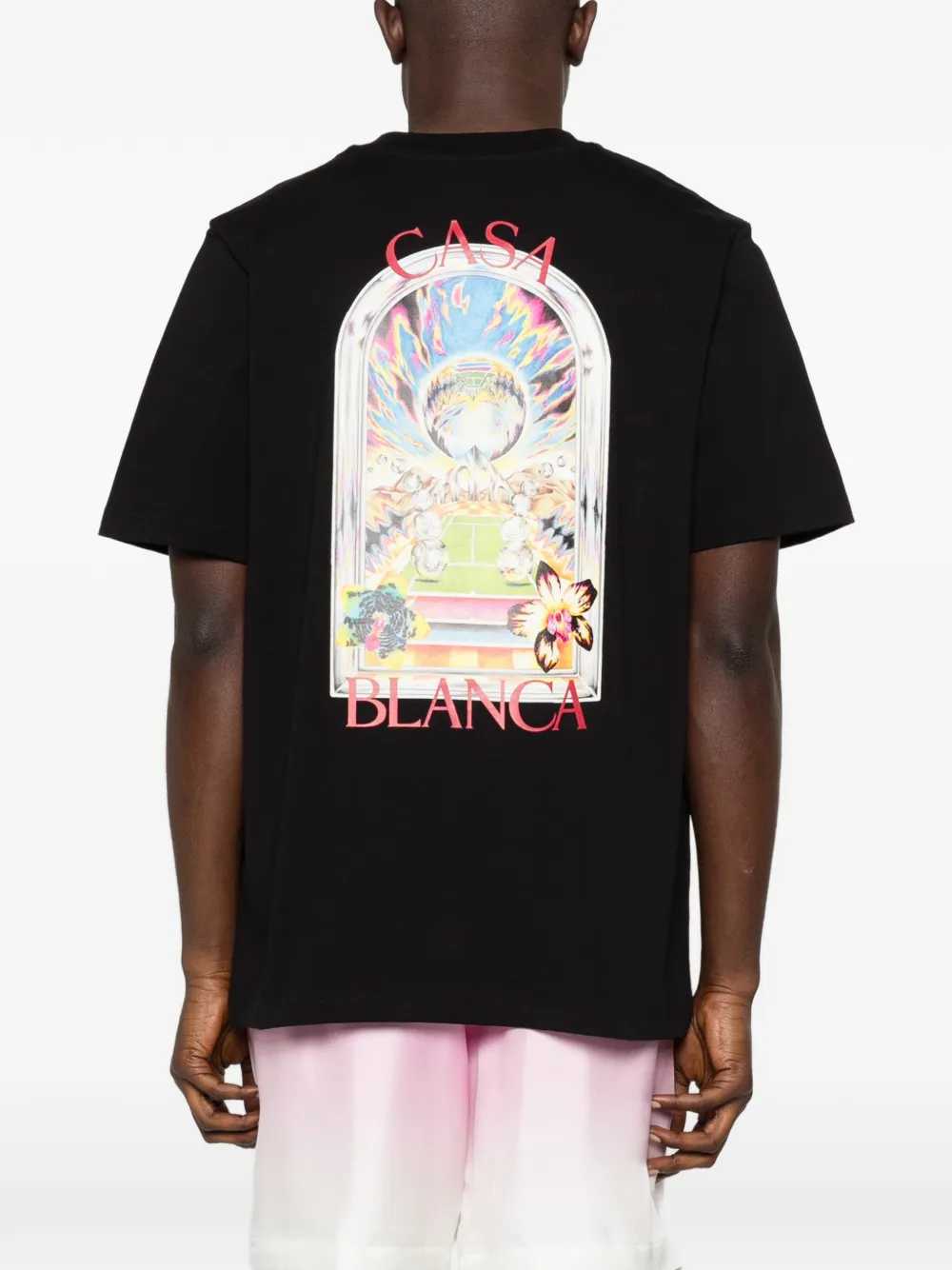 Casablanca TSHIRT - Black | efe27a2f5caf2d5fe4ba36aeb26b6bdc026c069a