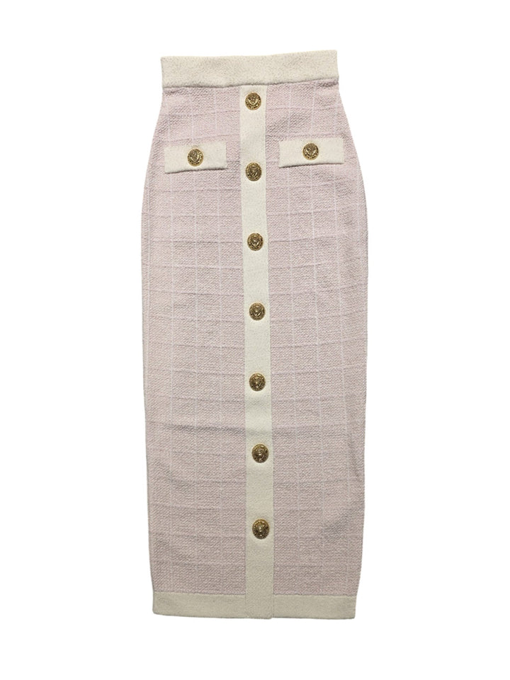 Balmain SKIRT - Pink & Purple | 53829886ef6f40eb4cecd30c3bd1ba5cd1eb5e0c