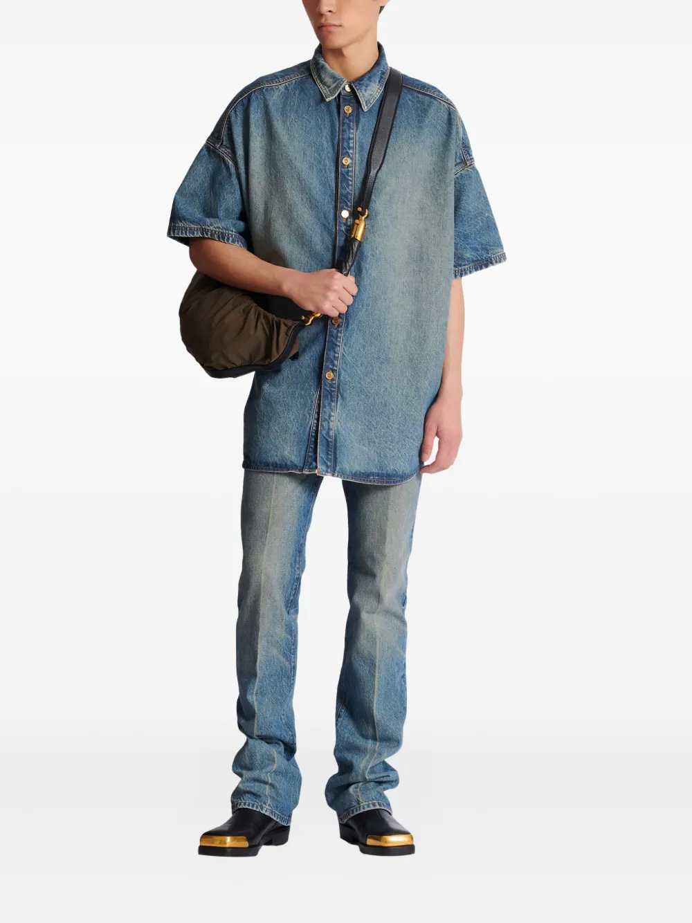 Balmain SHIRT - Blue | de8f6371e800df277fad5abd5b6c32ad703c25f2