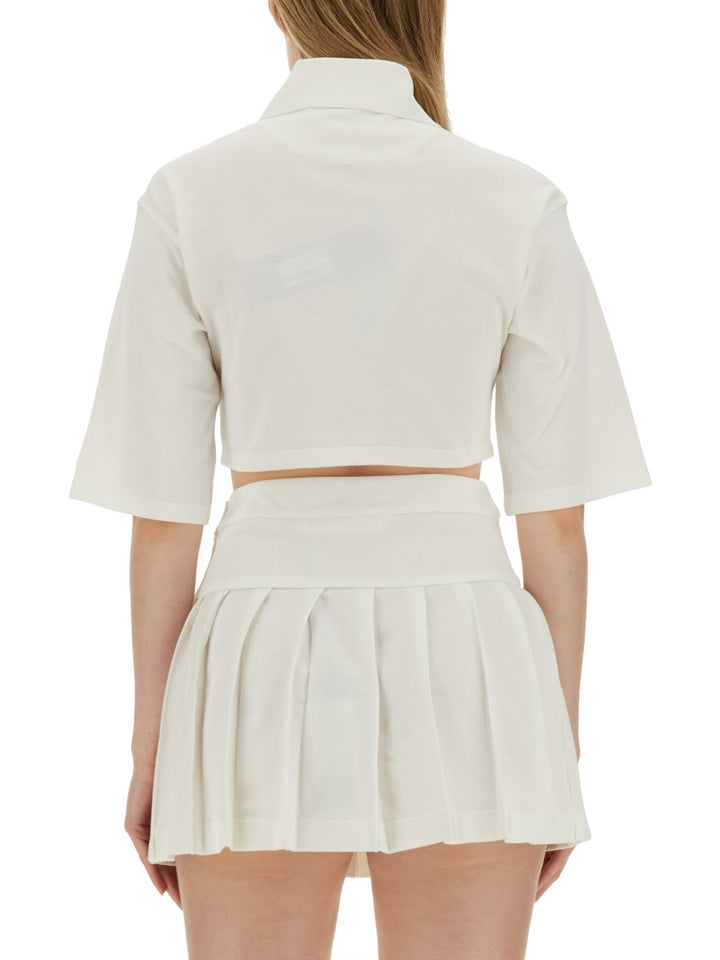 Palm Angels Polo - White | Wanan Luxury