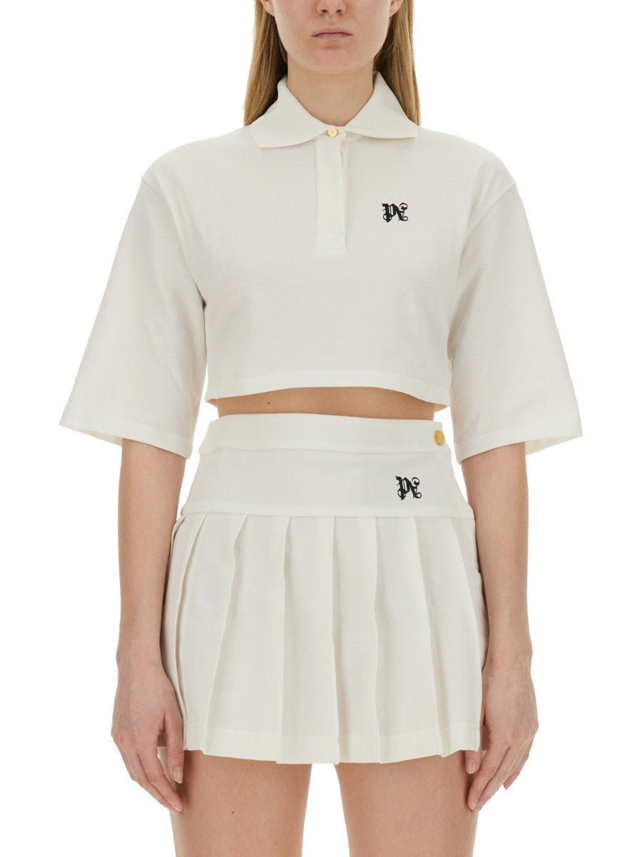 Palm Angels Polo - White | Wanan Luxury