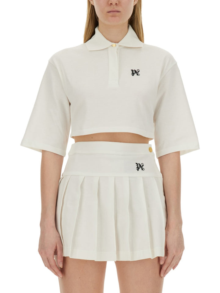 Palm Angels Polo - White | Wanan Luxury