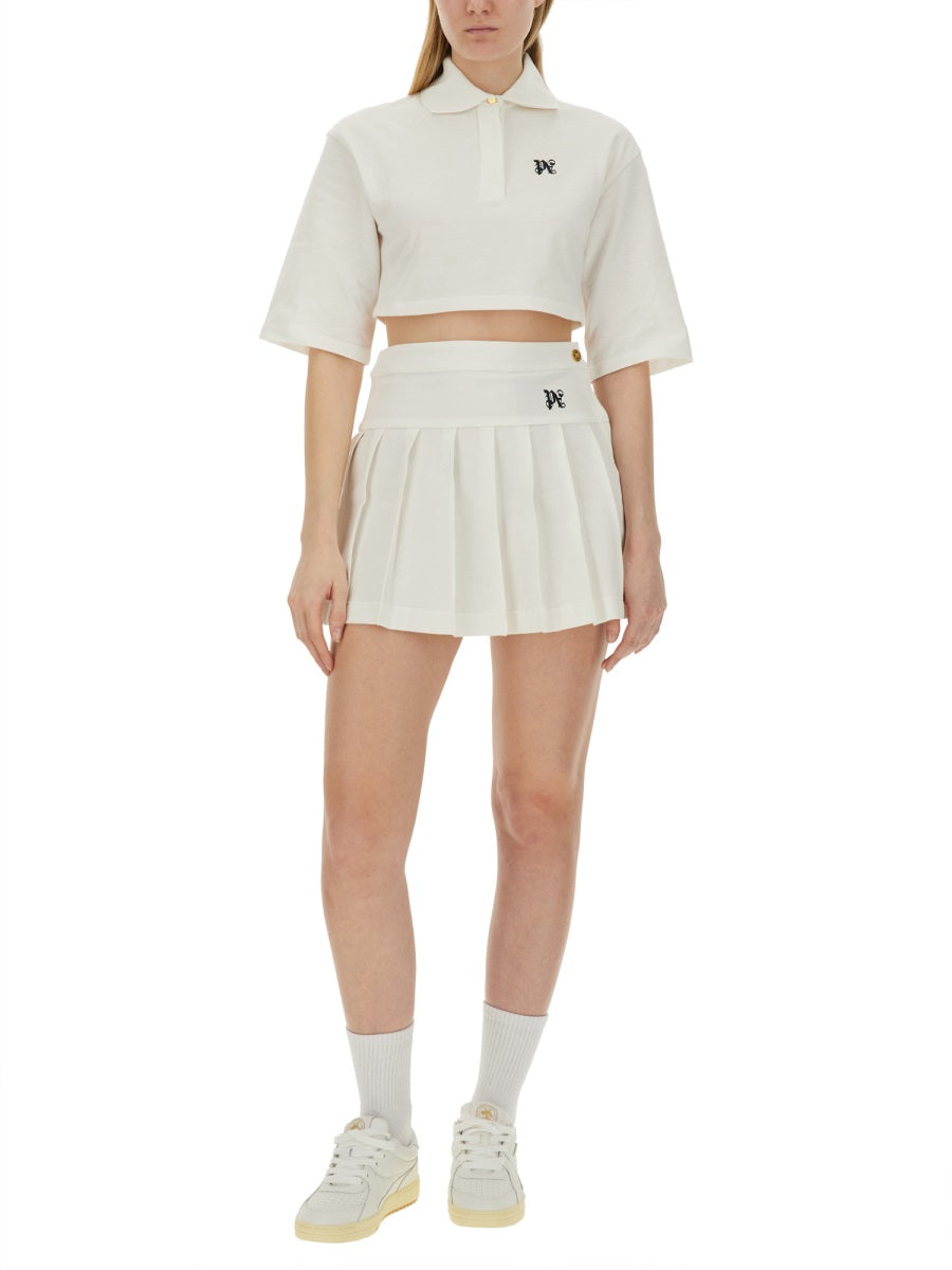 Palm Angels Polo - White | Wanan Luxury