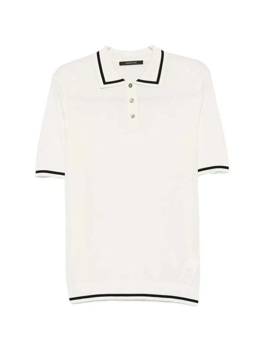 Knit Polo With Contrasting Trim