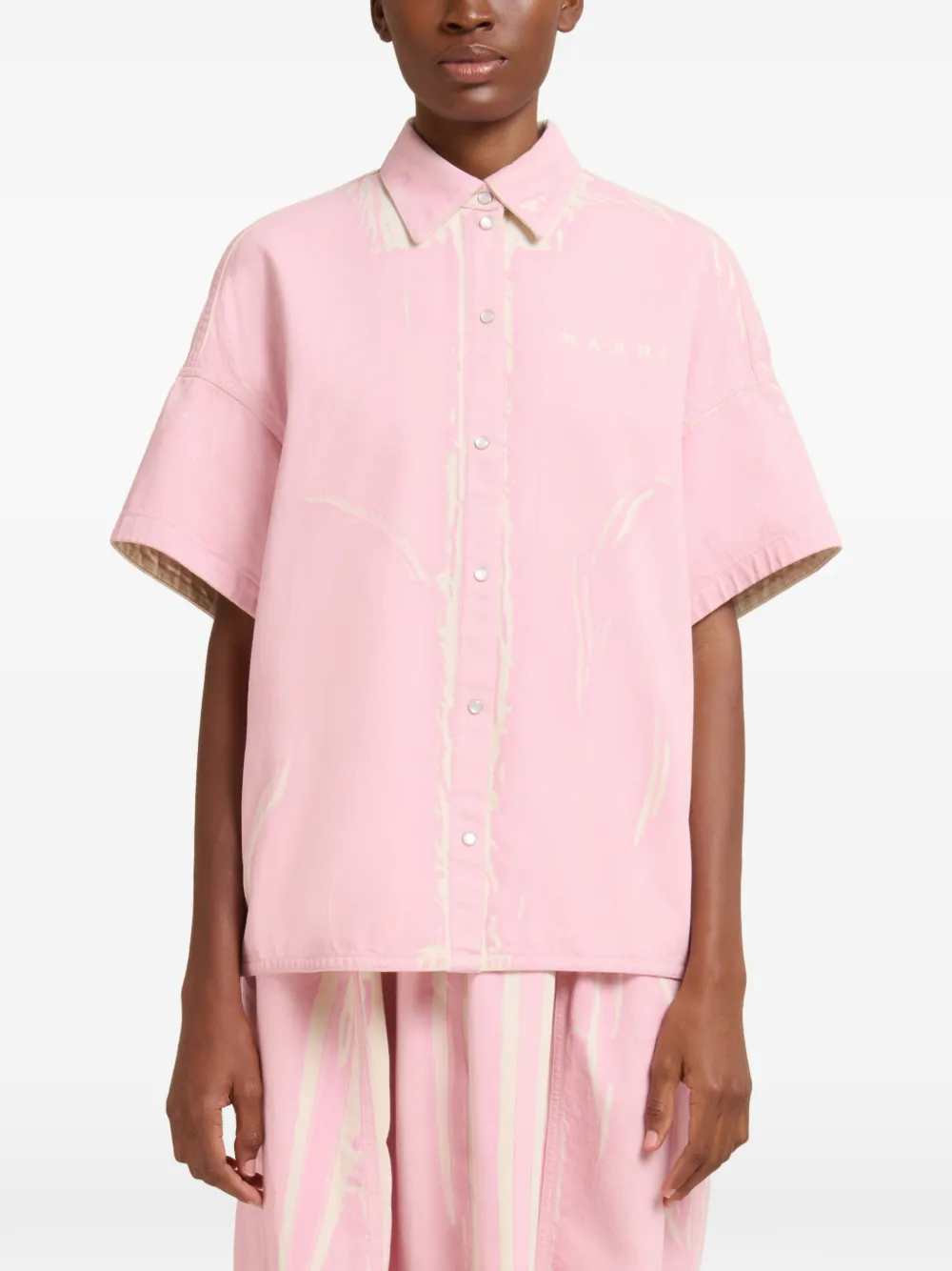 Marni SHIRT - Pink & Purple | 47d400d4950496047c4267703deaa9ba5ca21ee9