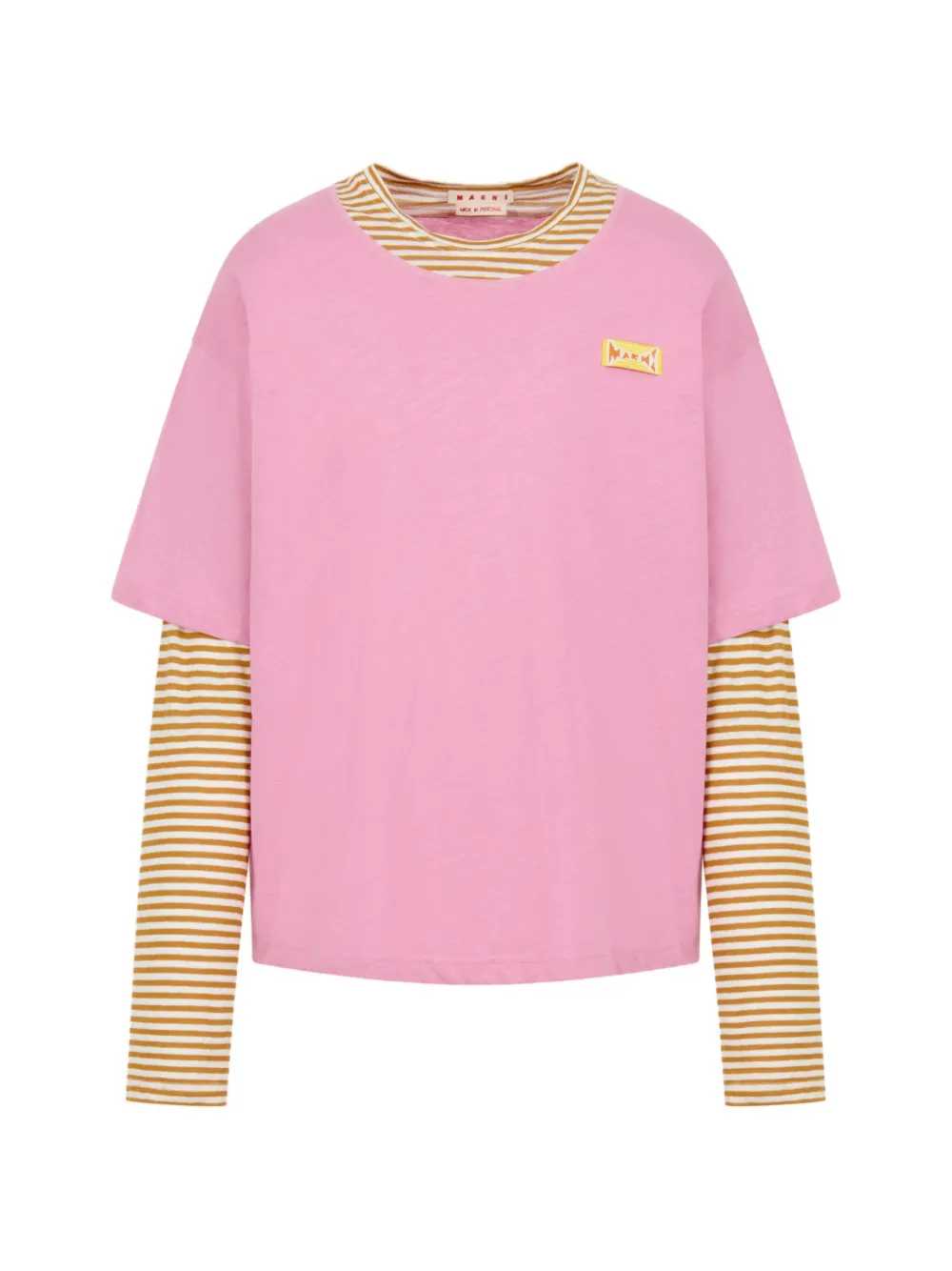 Marni TSHIRT - Pink & Purple | 8311f7ee7e25e7040cbea9b2ef765ebabab7a136