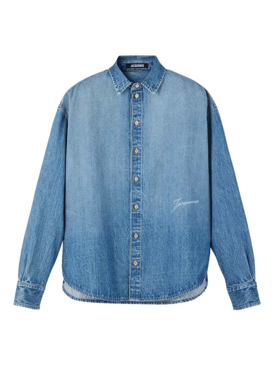 Button-Down Denim Shirt