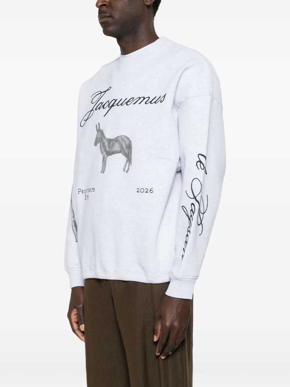 Jacquemus SWEATSHIRT - Grey | c5c680192214cbd7fd4d1c6dfba34028e5c40a02