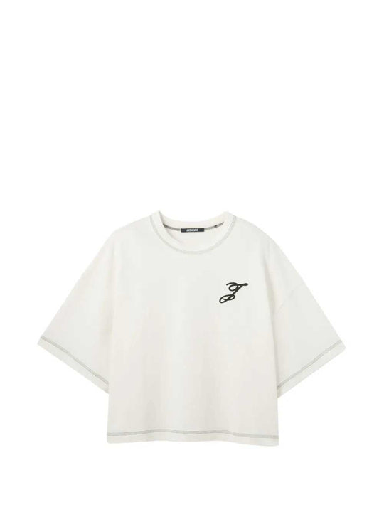 T-Shirt With Embroidered Logo Detail