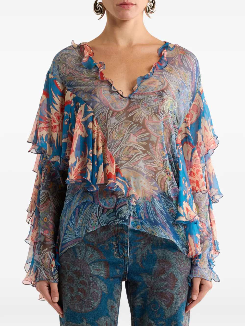 Etro TOP - Blue | eba618745f5a158d7fcdcc4a377db8c24b0120b0