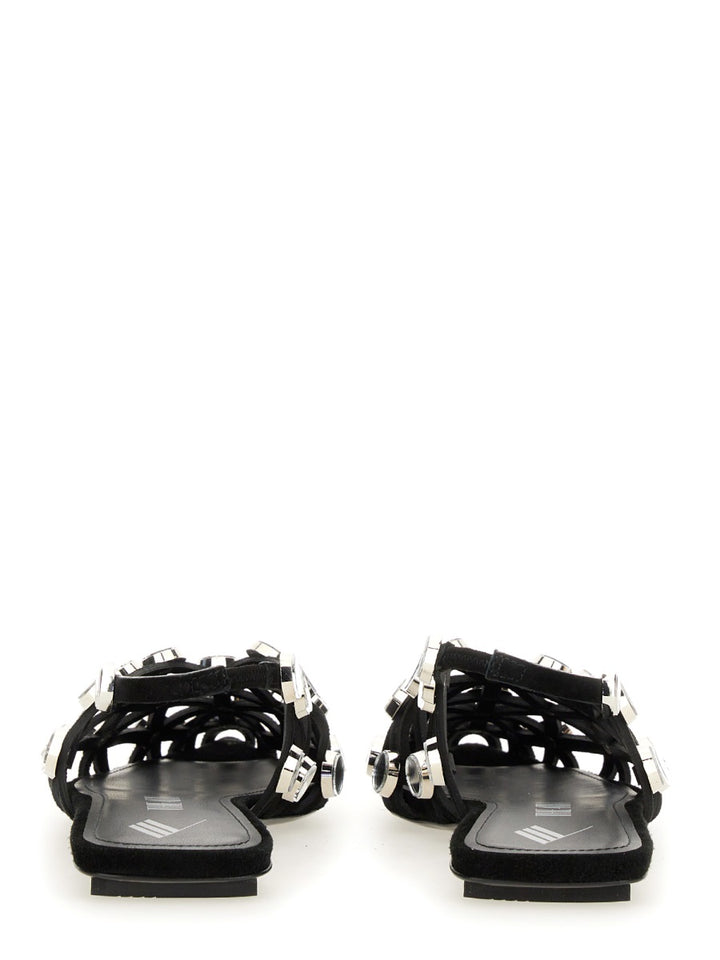 The Attico Flat Shoes - Black | Wanan Luxury