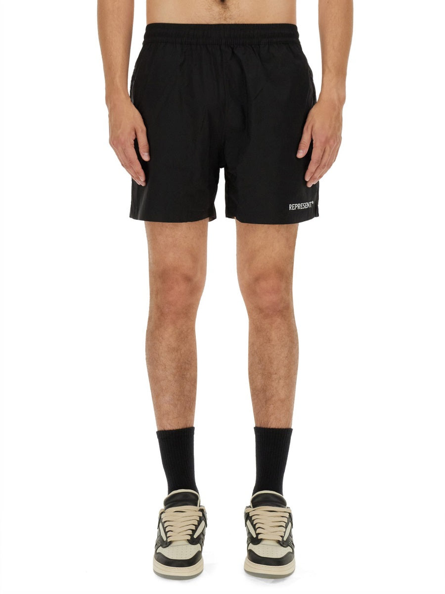 Represent Shorts - Black | Wanan Luxury