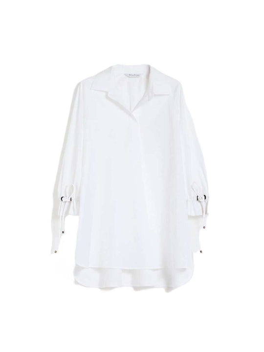 Cotton Poplin Blouse - Optic White