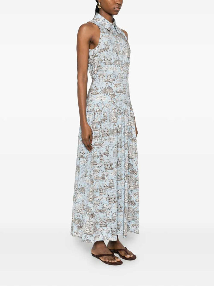 Staud DRESS - Blue | 8078bfadd3eb0895a39a8029af3e49c99368811f