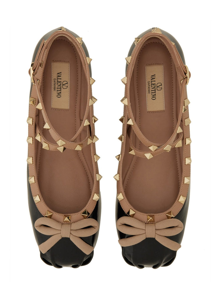 Valentino Garavani Flat Shoes - Black | Wanan Luxury