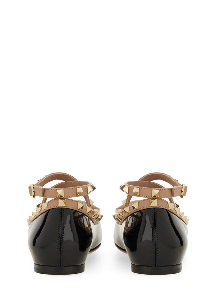 Valentino Garavani Flat Shoes - Black | Wanan Luxury