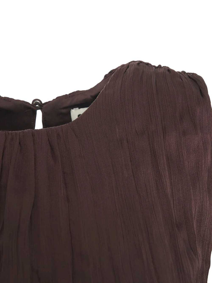 Staud DRESS - Brown | 467db5aa948057380dab7ed23f72e288e28559b6