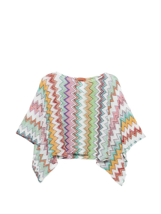 Blouse With Zigzag Pattern