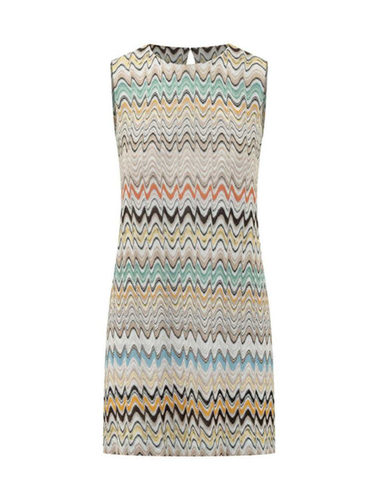 Missoni Zigzag Knit Sleeveless Dress