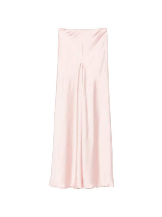 Wide-Leg Trousers With A Satin Finish