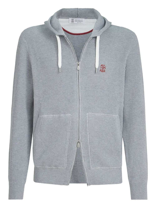 Cotton Zip-Up Hoodie