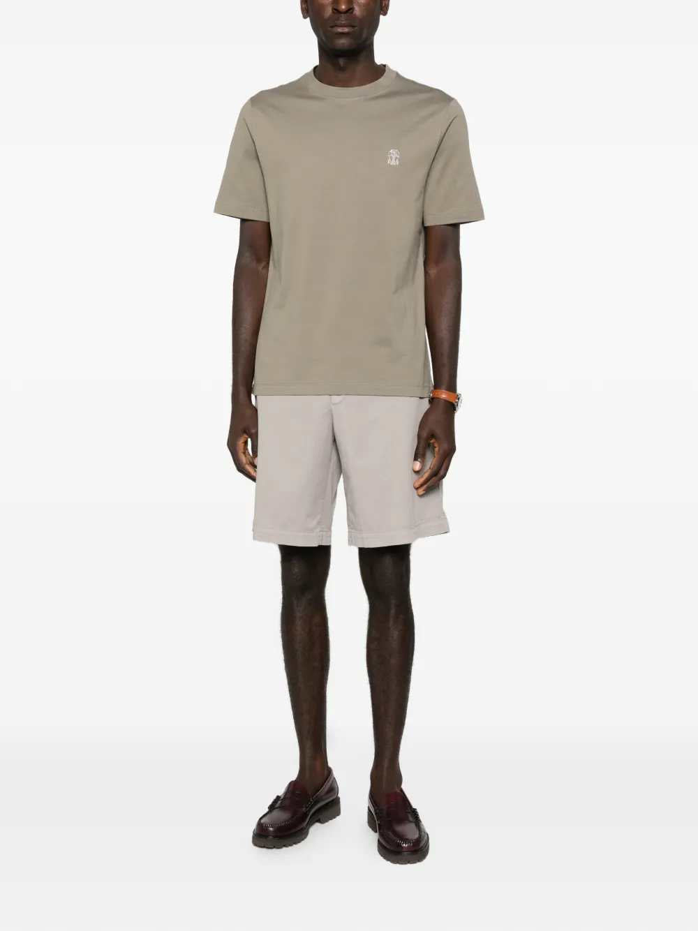 Brunello Cucinelli T-shirts - Green | 45e6af619f808af620454e1aca9b613839fe585a