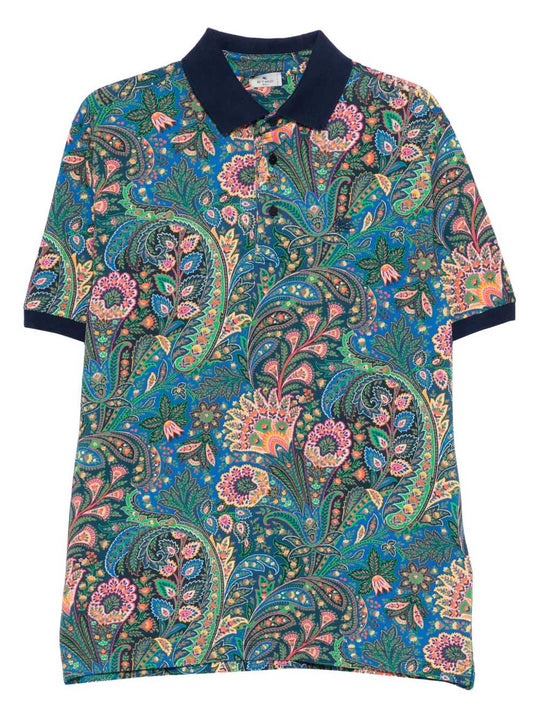 Paisley Print Polo