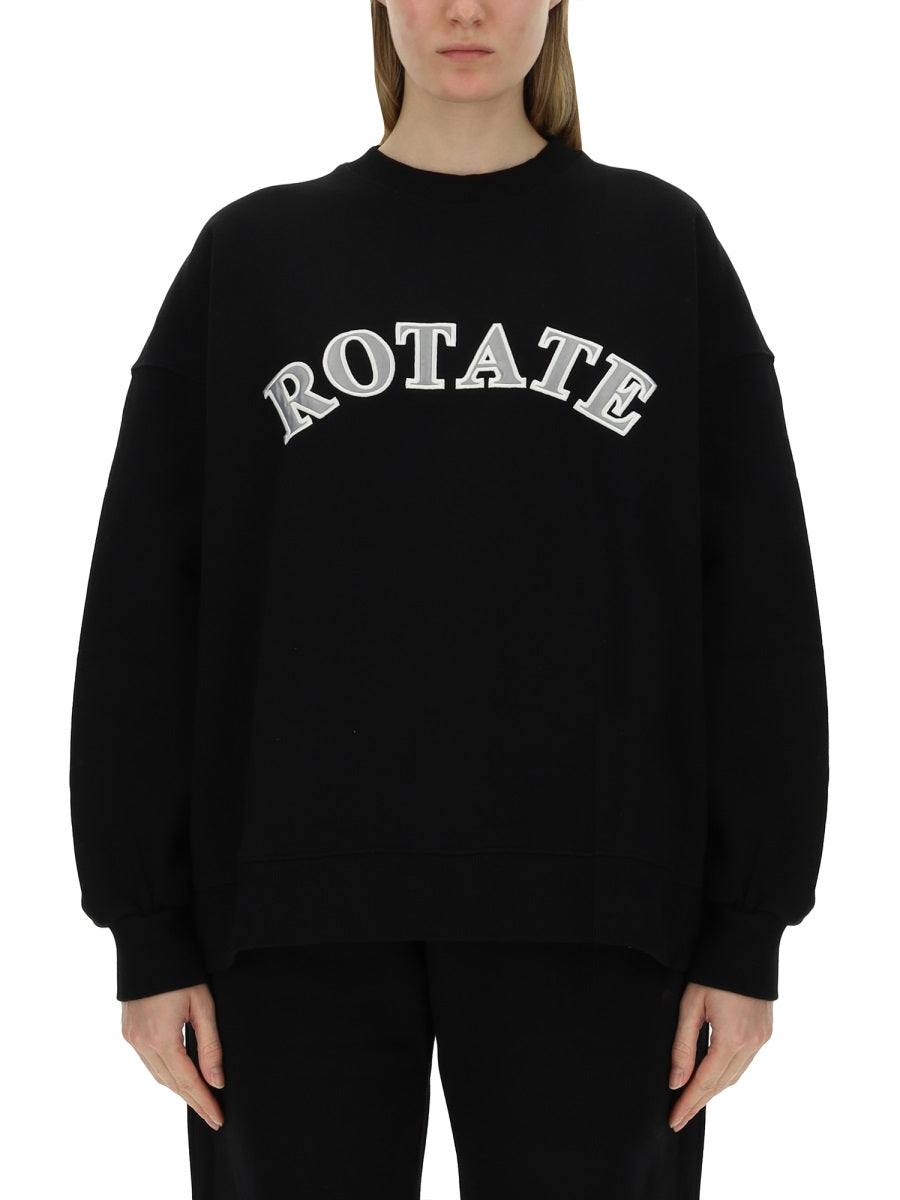 Rotate Birger Christensen Sweatshirts - Black | Wanan Luxury