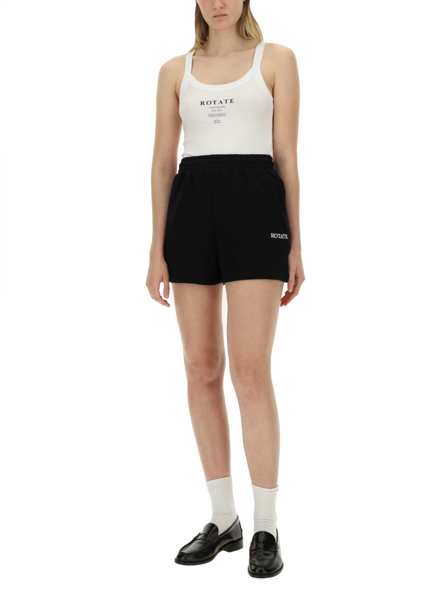 Rotate Birger Christensen Shorts - Black | Wanan Luxury