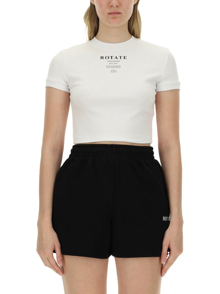 Rotate Birger Christensen T shirts - White | Wanan Luxury