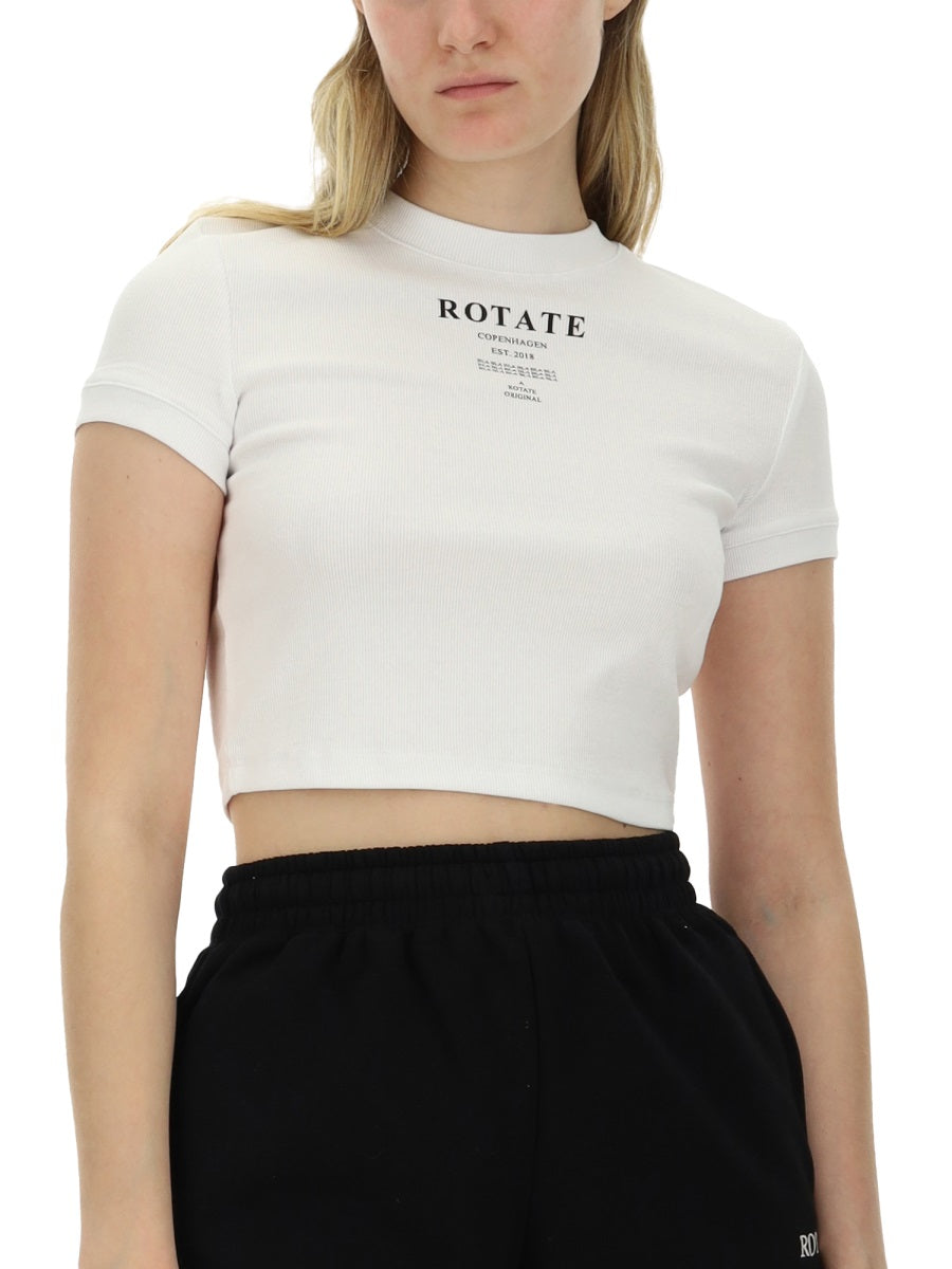 Rotate Birger Christensen T shirts - White | Wanan Luxury