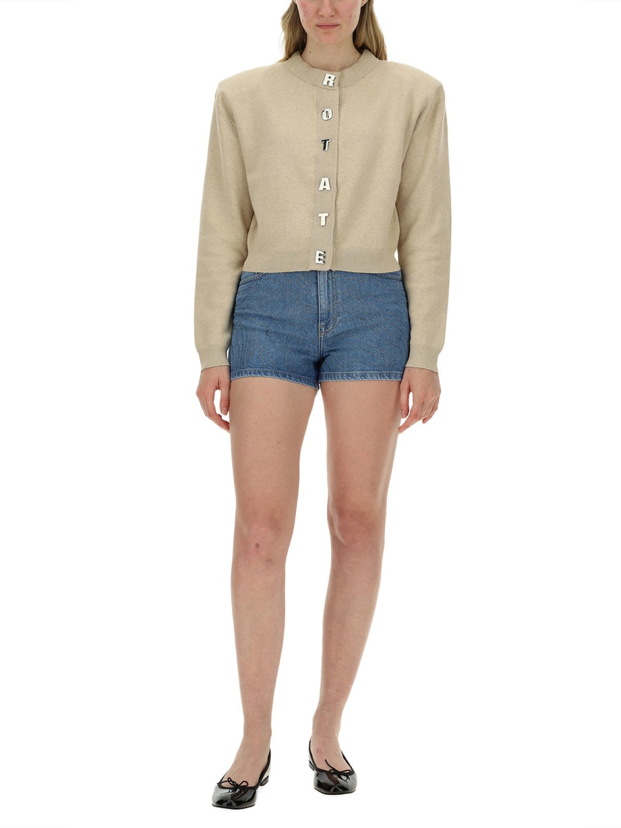 Rotate Birger Christensen Shorts - Blue | Wanan Luxury