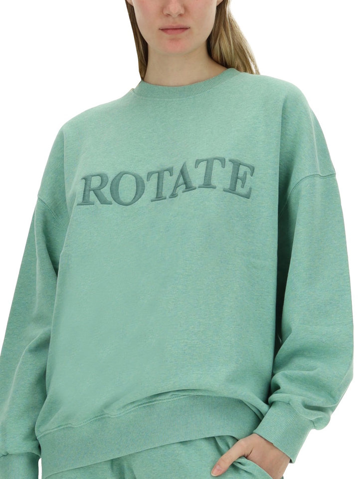 Rotate Birger Christensen Sweatshirts - Green | Wanan Luxury