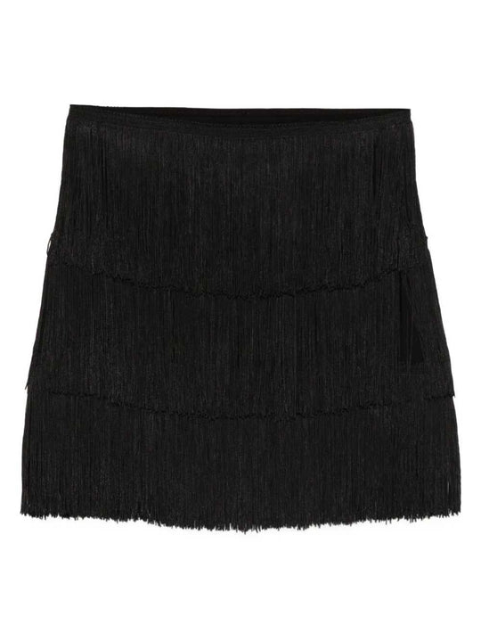 Fringe Mini Skirt
