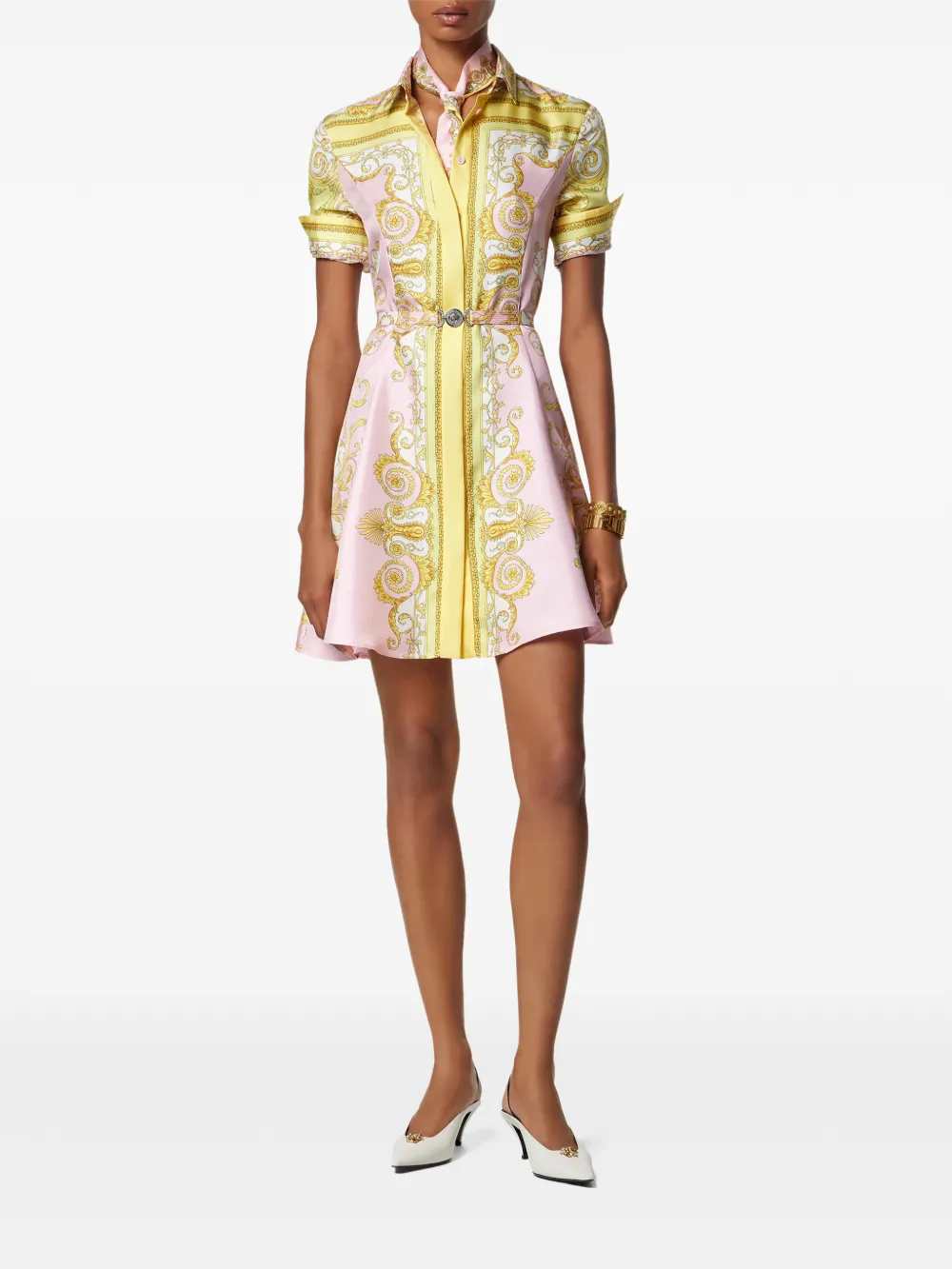 Versace DRESS - Yellow & Orange | b0c9ca4e079be15a0c698b1291bc9754bf246186