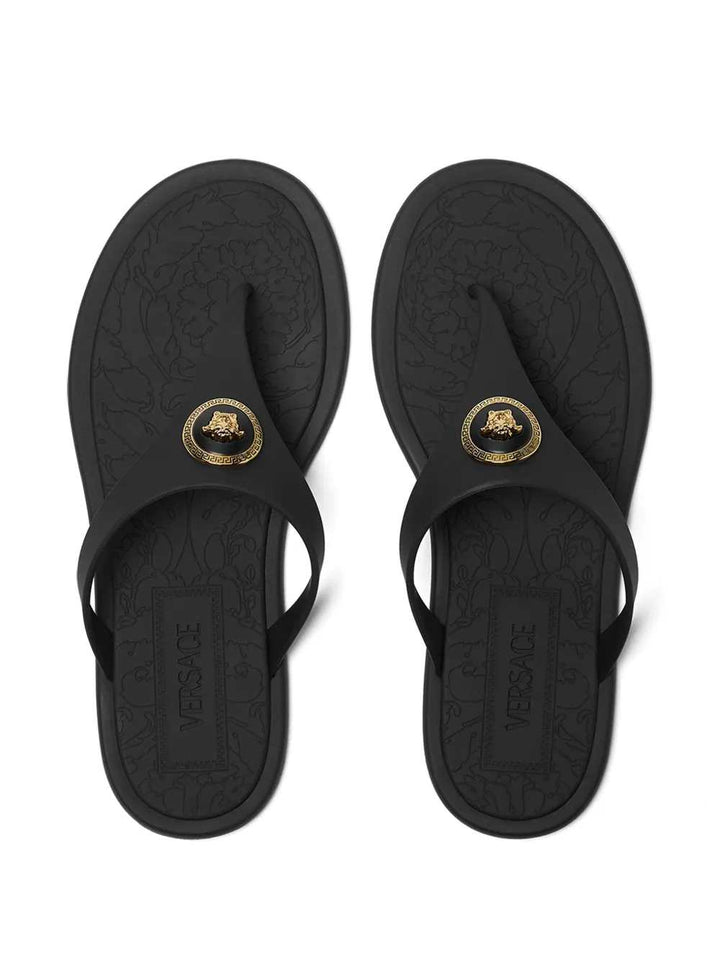 Versace Sandals - Black | 90e51ccb0cdb085a5793fd28c168ee817b7578c0