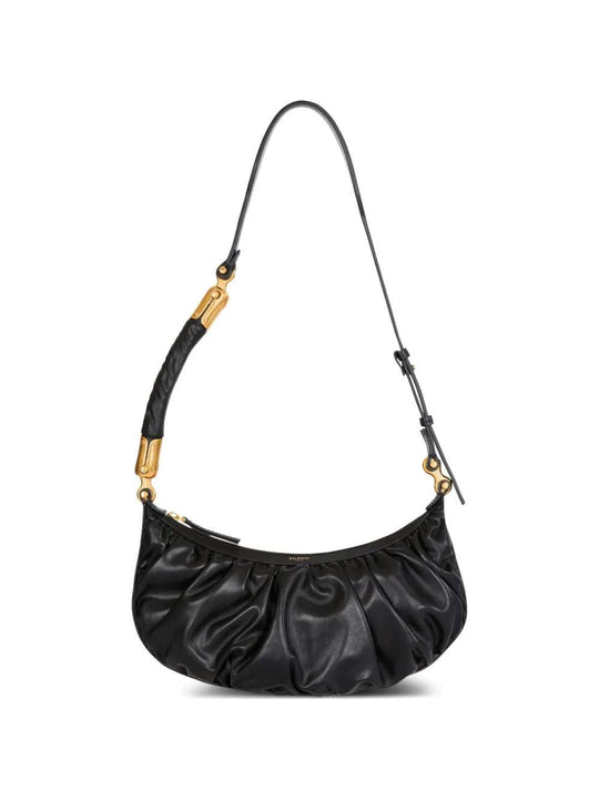 Ebene Ruffled Shoulder Bag