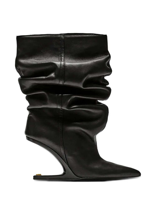 No-Wedge Ankle Boots