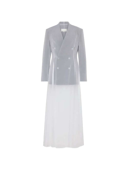 Long-Sleeved Midi Dress
