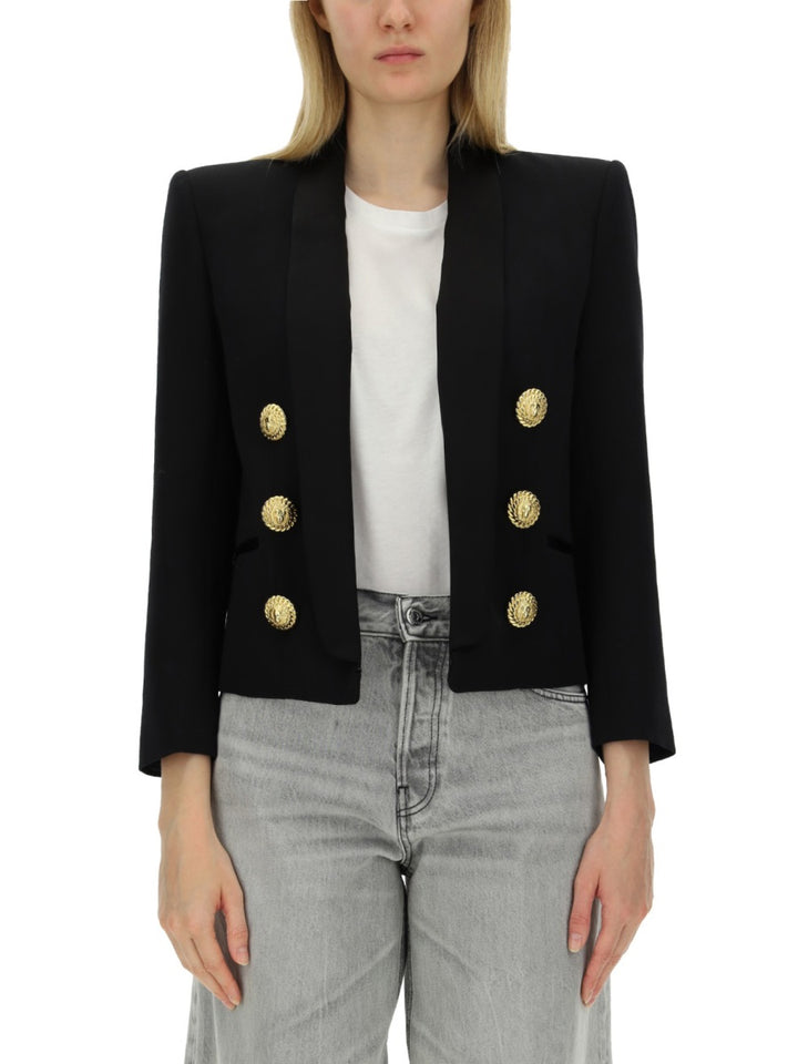 Balmain Jackets - Black | Wanan Luxury