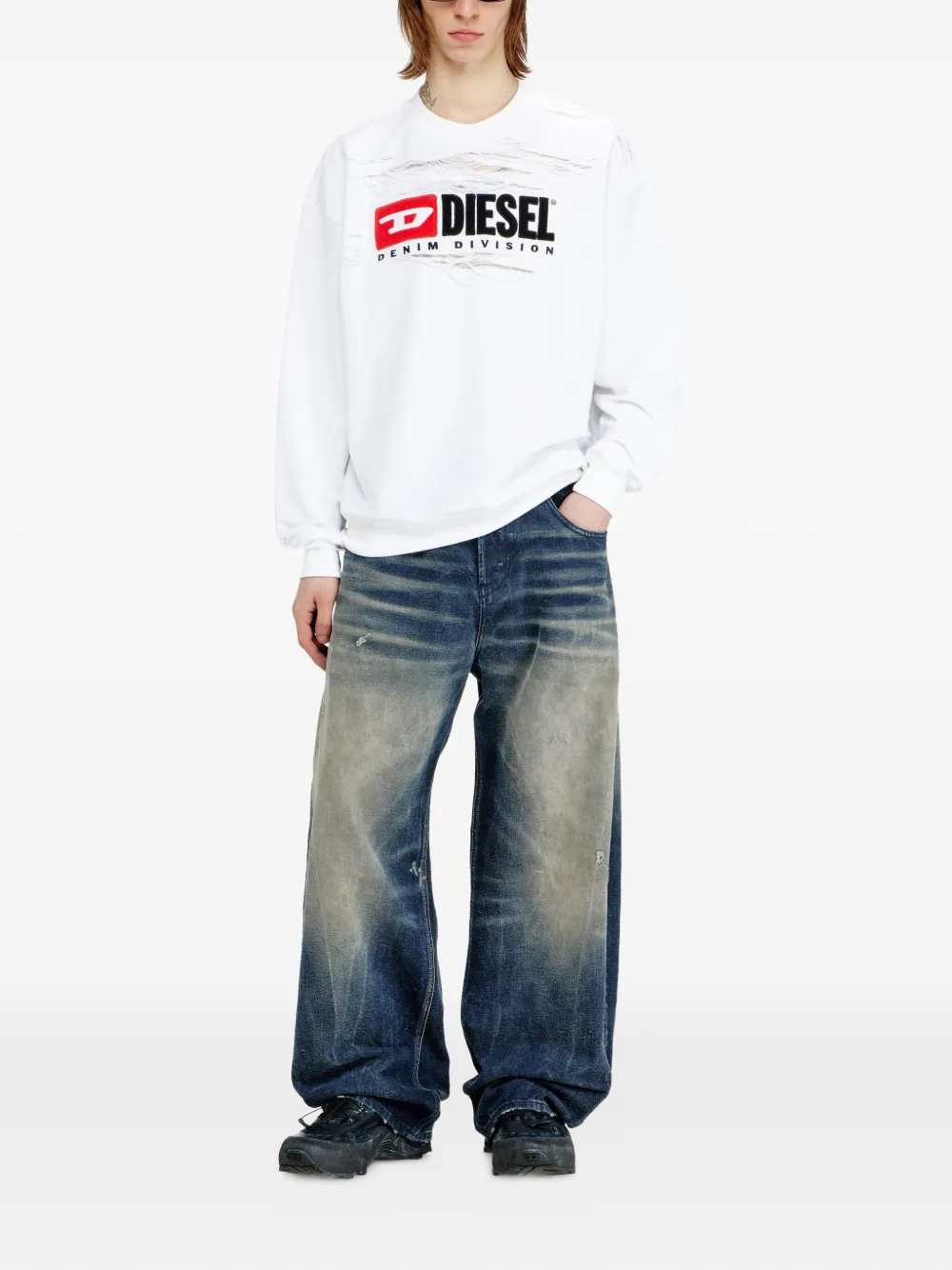Diesel SWEATSHIRT - White | 5eb74db90ee4942f06aa375b65b0aad821473b3d