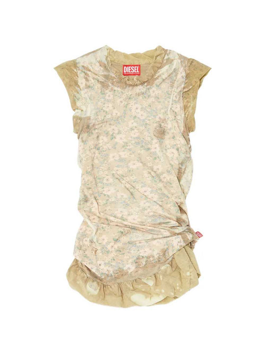 Floral Blouse With Ruffles