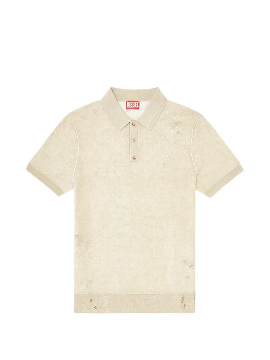 K-Danny Polo Shirt With Distressed Effect