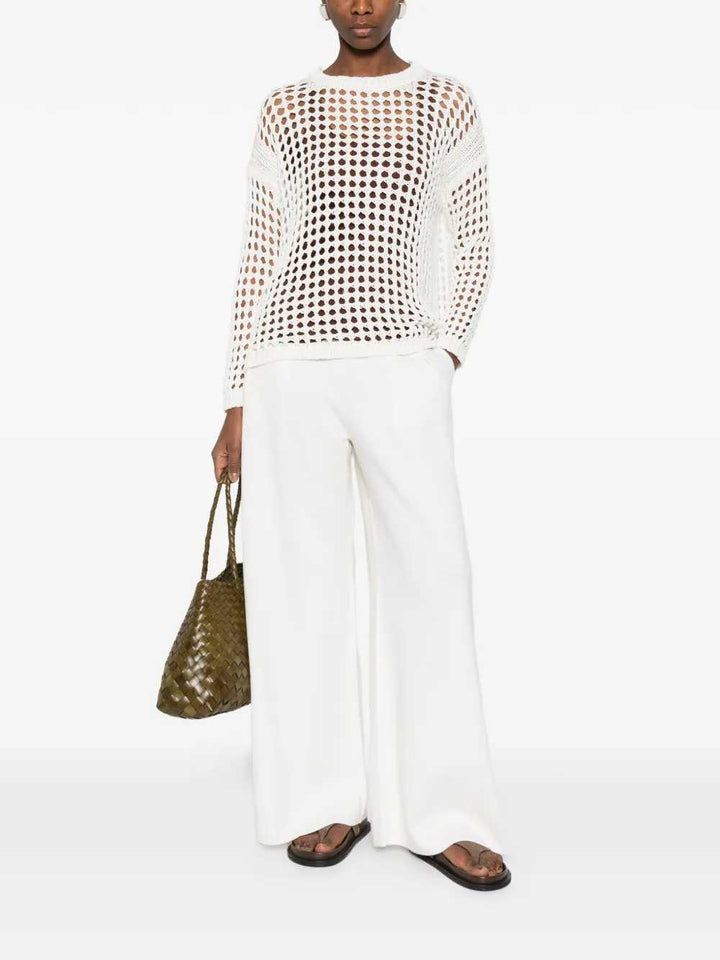 Max Mara SWEATER - White | 985c2a52ee3c6ea3da6156ec69812496481a7d14