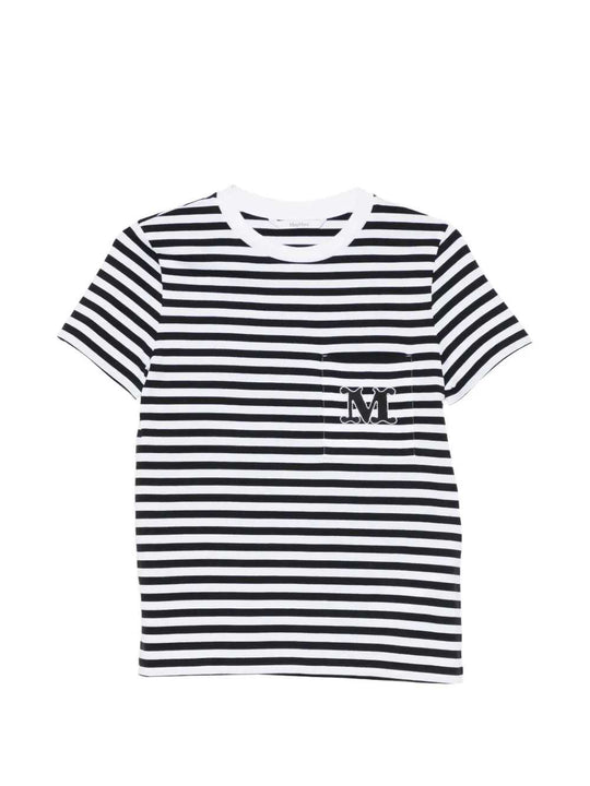 Striped T-Shirt With Applique