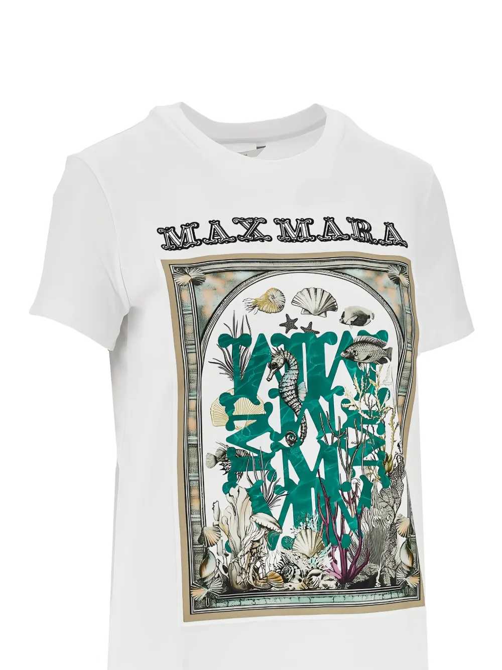 Max Mara TSHIRT - White | 62d27de7c36f577a87e5e0cf37d5e314721ed365