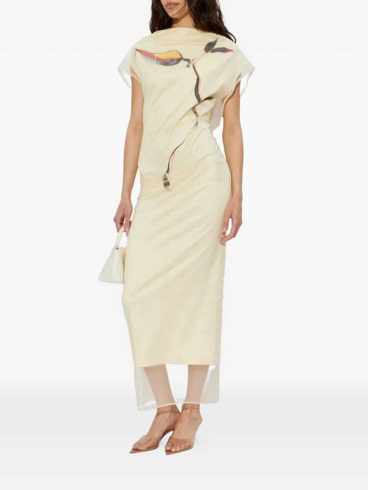 Sportmax DRESS - Yellow & Orange | a63d7b4079e747362a0f85bf46fbdc10fa8b4a69