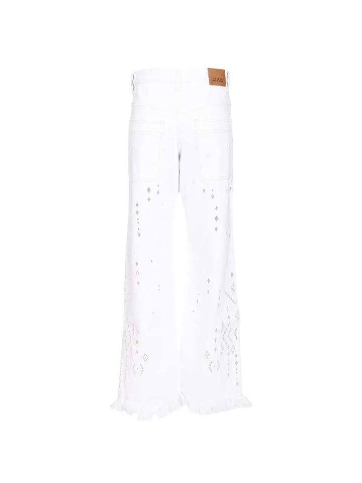 Marant PANTS - White | d9c2e12cc574732151745283d5c29196041a86db