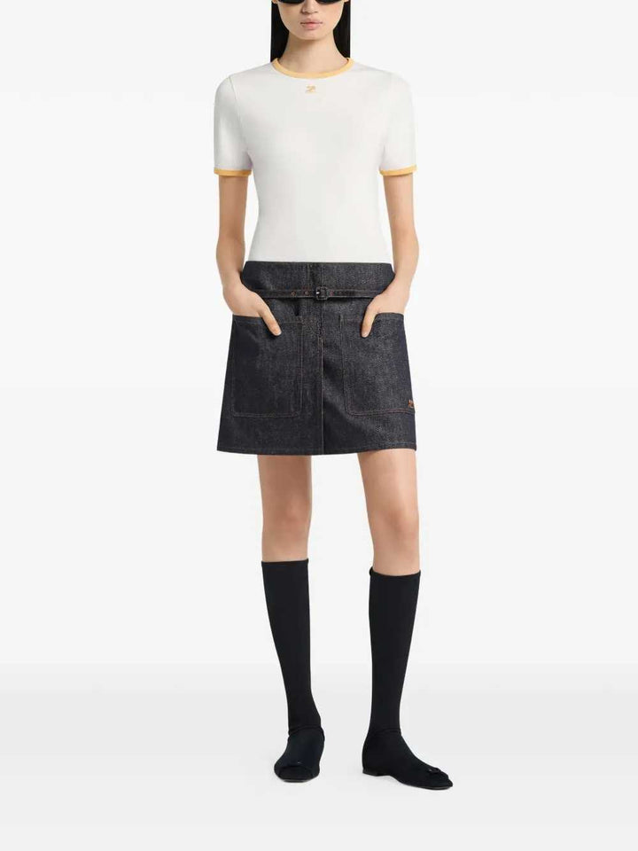 Courreges T-shirts - White | 3d39a470b3309f1477bbbbe2e25e9634f7bd3072