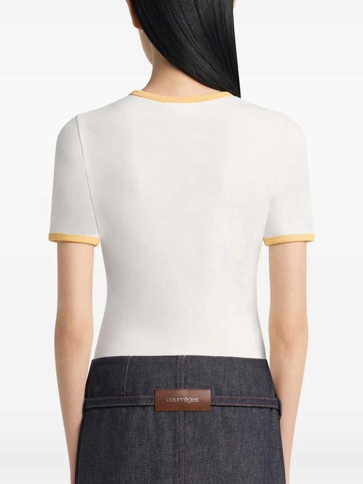 Courreges T-shirts - White | 010f9de97f0dafc79c2cdd39cbdf13f675cd114f